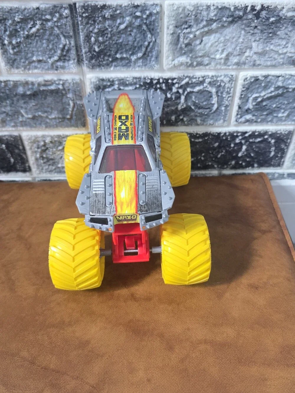 Yellow & Red Monster Truck Toy - Kids Toys